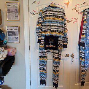 Adult XXL Hanukkah butt flap PJ Onesie
